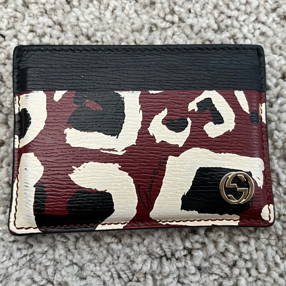 🔥Gucci Lepard print card holder🔥